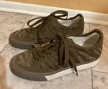 Rag & Bone Olive Tiger Zebra Print Sneakers