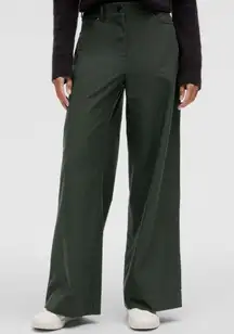 Lululemon City Sleek Utilitech Extra-Wide-Leg Pant Regular | Blackened Pine | 29