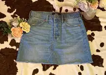 Denim Aero skirt