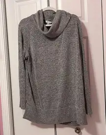 Gray Turtleneck Sweater