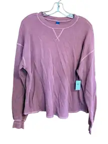 Old Navy Womans Ribbed Knit Sz M terracotta NWT