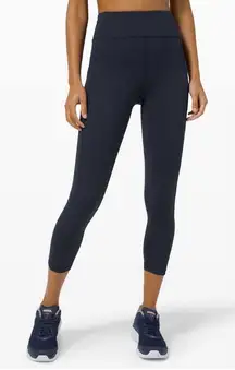 Lululemon Invigorate High Rise Tight 23" Navy Blue Size 4 Everlux