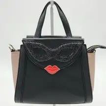 Kate Spade Dress the Part Mask Lip Masquerade Black VERY RARE!!