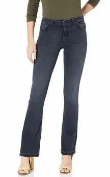 DL1961 Bridget High Rise Bootcut Fit Flare Jeans Keating Black/Gray Size 32 NEW