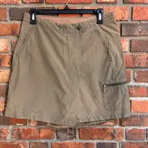 Columbia womens outdoor camping hiking skort khaki 8