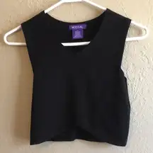 Hot gal double v tank crop top