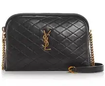 Saint Laurent Gaby Zipped Pouch in Black