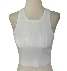 Wilfred White Knit Aritzia Crop Top Women Size XS | 57-22
