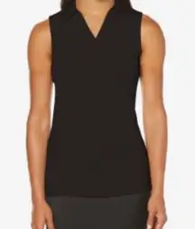 New PGA TOUR
Women’s Black Sleeveless Mesh Golf Polo Top XSmall