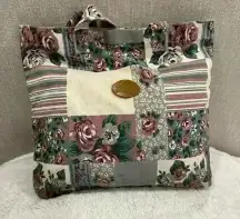 Vintage 90s GITANO Patchwork Floral Shoulder Bag Hobo Tote Purse – Retro Chic!