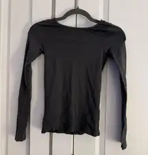 Free People Low Back Seamless Long Sleeve