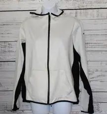 Nike White & Black Jacket Zip-Up