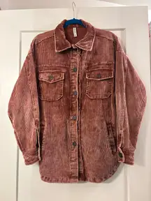 Zenana Outfitters Corduroy Shacket