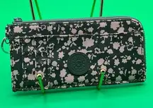 Kipling Cute Sold Out Nylon  Dafni Card Case In Fresh Floral Slim Card Wallet