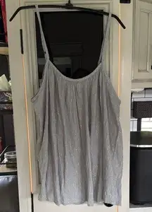 Silver Glitter Women's Top