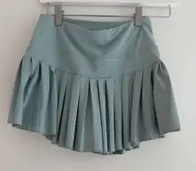 Gold Hinge Skirt Pleated