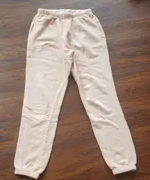 Spiritual Gangster Peach Chic Feminine Y2K Retro Streetwear Joggers Size Small