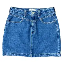 Hollister Women’s Ultra High-Rise Denim Jean Skirt Size 5