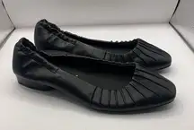 Anne Klein Crystell Flats, Women's Size 6M Black ballet