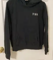PINK Victoria's Secret Black Fleece Jacket