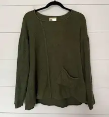 Flax Women’s Medium Large Green Sweater
