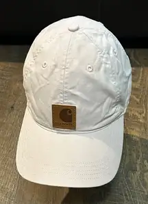 Carhartt Light Pink Women’s Strapback Hat‎ Adjustable EUC OSFM Leather