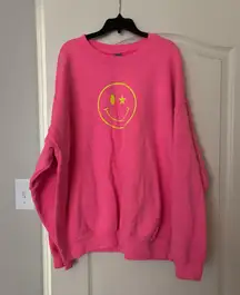 Smiley Face Sweatshirt Gildan