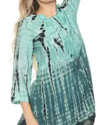 Citron Santa Monica Green Turquoise Ombre Tie Dye XL