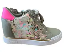 Guess  Splatter Paint High Top Sneakers