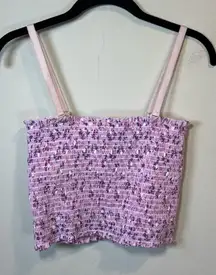 Expand-A-Band Breast Binder Lavender Floral Lined Post Surgical Dry Release  Med