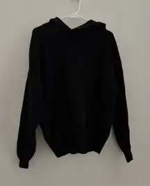 alo yoga scholar hoodie black