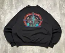 Vintage 90s Hanes Desert Cactus Graphic Print Crewneck Sweatshirt