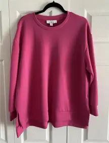 Magaschoni‎ Womens 1X Pink Pullover Sweater