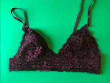 ❤️ Monki Maroon Burgundy Lace bralette