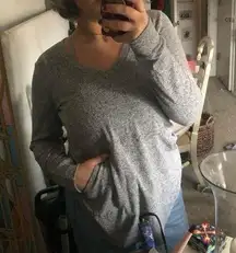 Comfortable grey sweater