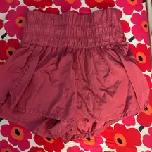 Free People Way Home Shorts in Wild Raspberry
