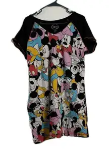 Disney Black and Red Graphic Short Sleeve T-Shirt