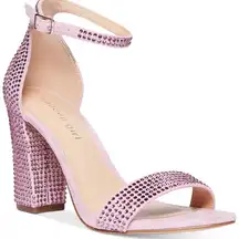 Madden Girl's Bella dress sandals temper a delicate ankle strap  & a block heel