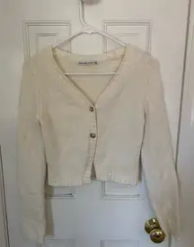 Abercrombie Textural Y-Neck Cardigan