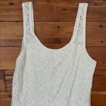 Hollister  White Lace Tank Top