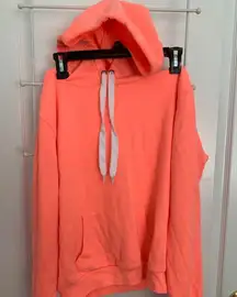 Coral Pink Hoodie Size Large