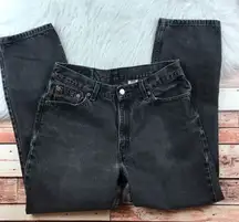 Vintage Levi’s dad jeans 512 slim fit straight leg‎ black 90s boy jean