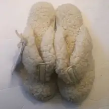 Lemon Cozy And Warm Sz L Powder Fluffy Slippers