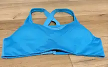 VICTORIAS SECRET PINK Ultimate ACTIVE SEAMLESS LIGHTLY LINED SPORTS BRA blue L‎