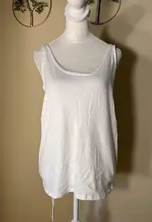 NWT! Chaser White Strappy Tank Top Medium