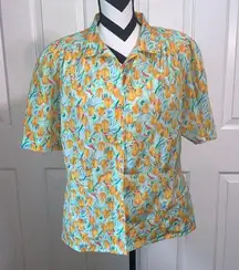 OSCAR DELA RENTA Vintage Tulip Blouse