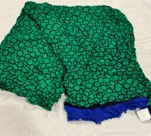 Vera Bradley Scarf Emerald Geometric Soft Fringe Scarf *retired pattern* EUC