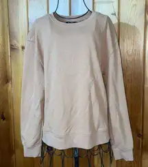 Velvet heart brown crew neck pullover causal or formal sweatshirt size small