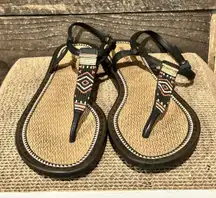 West Loop Grendene Southwest Desert Style Womens Sandals‎ Sling Back Sz 10