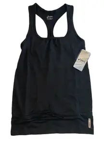Asics Womens XS Black Racerback Lacombe Singlet‎ WR0303RT-90 NWT